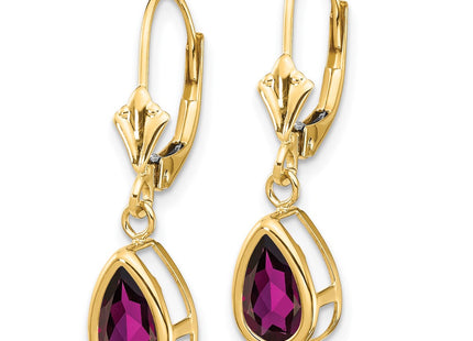 14k Yellow Gold Earrings Style XLB103RG - Classique Jewelry Inc.
