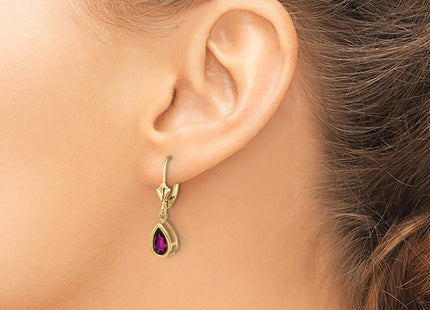 14k Yellow Gold Earrings Style XLB103RG - Classique Jewelry Inc.