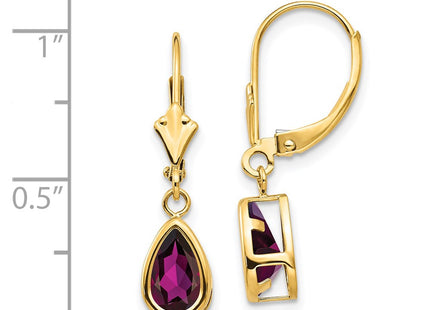 14k Yellow Gold Earrings Style XLB103RG - Classique Jewelry Inc.