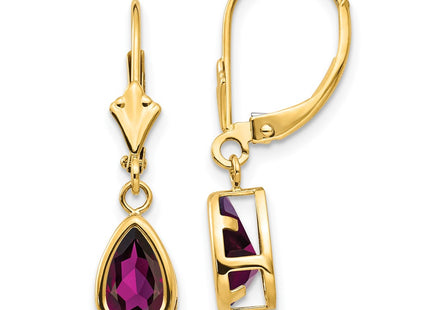 14k Yellow Gold Earrings Style XLB103RG - Classique Jewelry Inc.