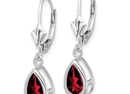 14k White Gold Earrings Style XLB103WGA - Classique Jewelry Inc.
