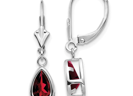 14k White Gold Earrings Style XLB103WGA - Classique Jewelry Inc.