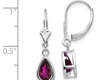 14k White Gold Earrings Style XLB103WRG - Classique Jewelry Inc.