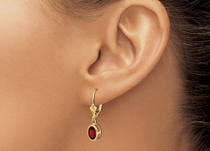 14k Yellow Gold Earrings Style XLB106GA - Classique Jewelry Inc.