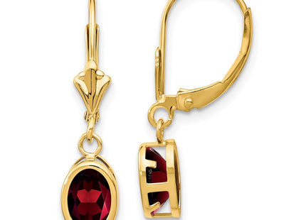 14k Yellow Gold Earrings Style XLB106GA - Classique Jewelry Inc.