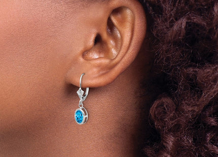 14k White Gold Earrings Style XLB106WBT - Classique Jewelry Inc.