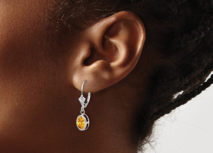 14k White Gold Earrings Style XLB106WCI - Classique Jewelry Inc.