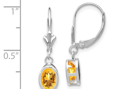 14k White Gold Earrings Style XLB106WCI - Classique Jewelry Inc.