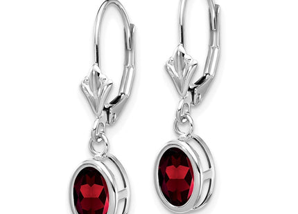 14k White Gold Earrings Style XLB106WGA - Classique Jewelry Inc.