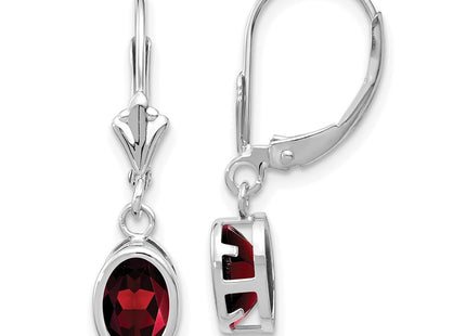 14k White Gold Earrings Style XLB106WGA - Classique Jewelry Inc.