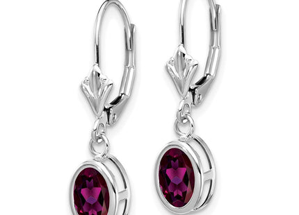 14k White Gold Earrings Style XLB106WRG - Classique Jewelry Inc.