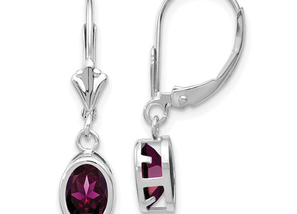 14k White Gold Earrings Style XLB106WRG - Classique Jewelry Inc.