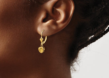 14k Yellow Gold Earrings Style XLB109CI - Classique Jewelry Inc.