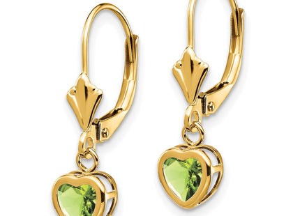 14k Yellow Gold Earrings Style XLB109PE - Classique Jewelry Inc.