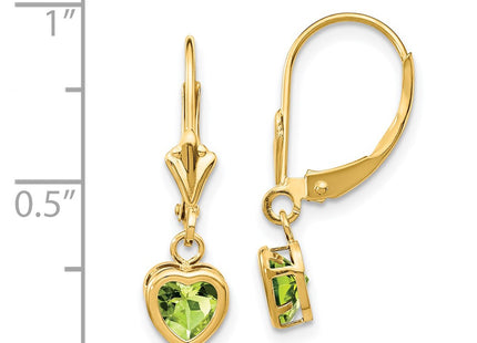 14k Yellow Gold Earrings Style XLB109PE - Classique Jewelry Inc.