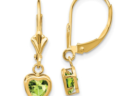 14k Yellow Gold Earrings Style XLB109PE - Classique Jewelry Inc.