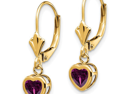 14k Yellow Gold Earrings Style XLB109RG - Classique Jewelry Inc.