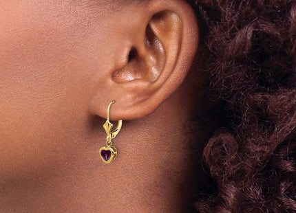 14k Yellow Gold Earrings Style XLB109RG - Classique Jewelry Inc.