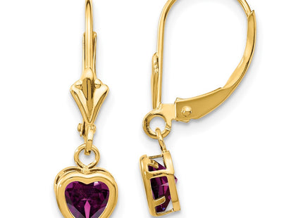 14k Yellow Gold Earrings Style XLB109RG - Classique Jewelry Inc.
