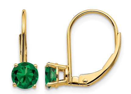14K gold drop earrings
