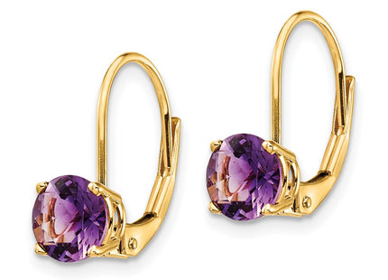 14k Yellow Gold Earrings Style XLB112AM - Classique Jewelry Inc.