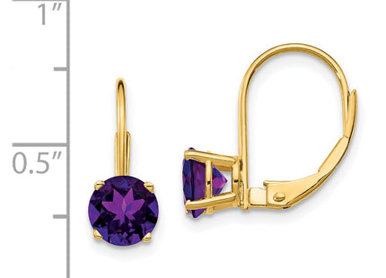 14k Yellow Gold Earrings Style XLB112AM - Classique Jewelry Inc.