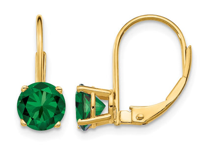 14K gold drop earrings