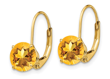 14k Yellow Gold Earrings Style XLB113CI - Classique Jewelry Inc.