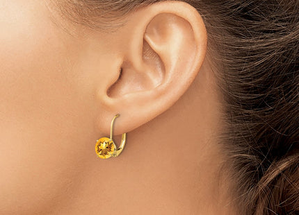14k Yellow Gold Earrings Style XLB113CI - Classique Jewelry Inc.
