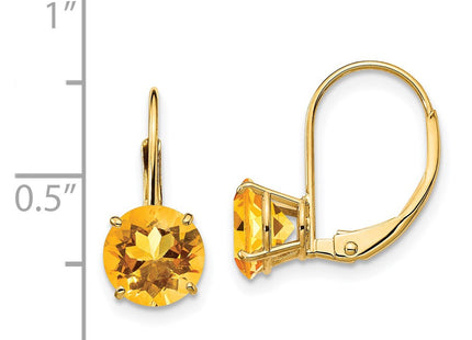 14k Yellow Gold Earrings Style XLB113CI - Classique Jewelry Inc.