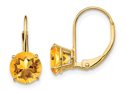 14k Yellow Gold Earrings Style XLB113CI - Classique Jewelry Inc.
