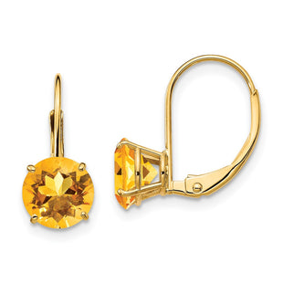 14k Yellow Gold Earrings Style XLB113CI - Classique Jewelry Inc.
