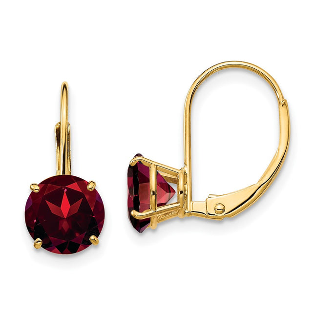 14k Yellow Gold Earrings Style XLB113GA - Classique Jewelry Inc.