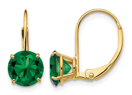 14K gold drop earrings