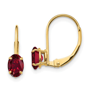 14k Yellow Gold Earrings Style XLB114CR - Classique Jewelry Inc.