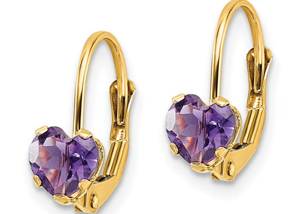 14k Yellow Gold Earrings Style XLB120AM - Classique Jewelry Inc.