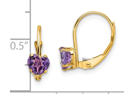 14k Yellow Gold Earrings Style XLB120AM - Classique Jewelry Inc.
