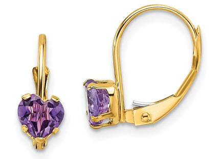 14k Yellow Gold Earrings Style XLB120AM - Classique Jewelry Inc.