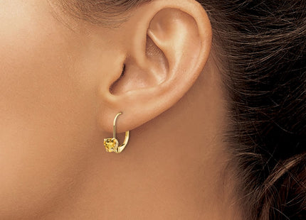 14k Yellow Gold Earrings Style XLB120CI - Classique Jewelry Inc.