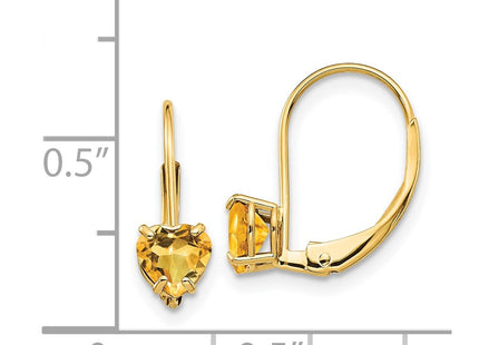 14k Yellow Gold Earrings Style XLB120CI - Classique Jewelry Inc.