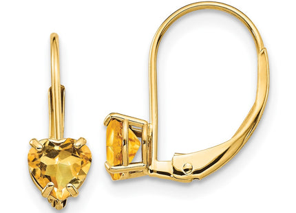 14k Yellow Gold Earrings Style XLB120CI - Classique Jewelry Inc.