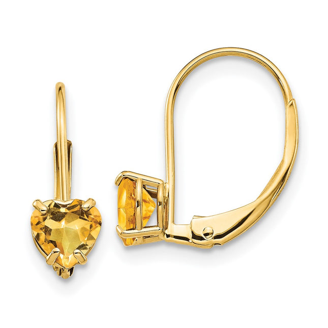 14k Yellow Gold Earrings Style XLB120CI - Classique Jewelry Inc.