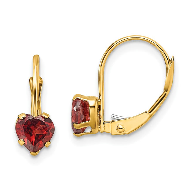 14k Yellow Gold Earrings Style XLB120GA - Classique Jewelry Inc.