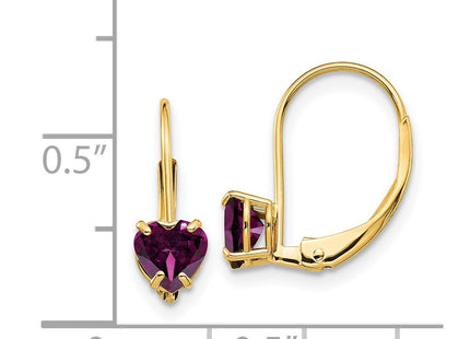 14k Yellow Gold Earrings Style XLB120RG - Classique Jewelry Inc.