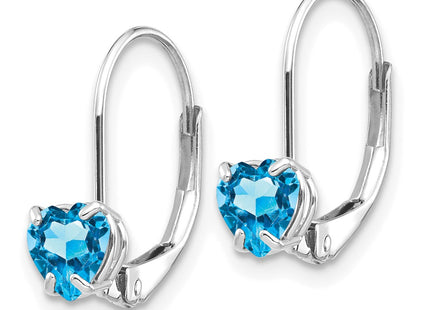 14k White Gold Earrings Style XLB120WBT - Classique Jewelry Inc.