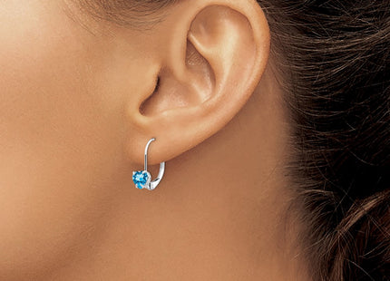 14k White Gold Earrings Style XLB120WBT - Classique Jewelry Inc.