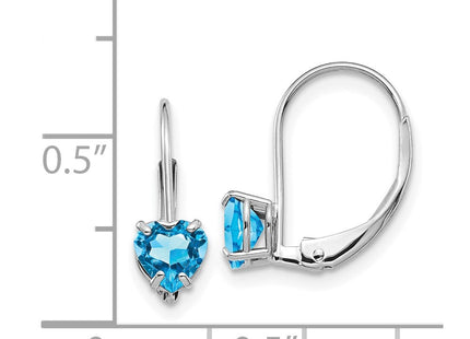 14k White Gold Earrings Style XLB120WBT - Classique Jewelry Inc.