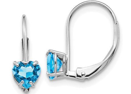 14k White Gold Earrings Style XLB120WBT - Classique Jewelry Inc.