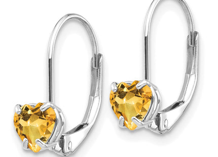 14k White Gold Earrings Style XLB120WCI - Classique Jewelry Inc.