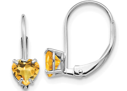 14k White Gold Earrings Style XLB120WCI - Classique Jewelry Inc.